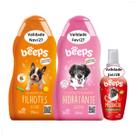 Kit Shampoo Filhotes Condicionador Colônia Beeps Melancia Pet Society