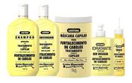 Kit Shampoo Fortalecimento Capilar Gota Dourada Com 6 Itens