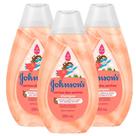 Kit Shampoo Johnson's Baby Cachos Definidos 200ml com 3 unidades
