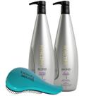 Kit Shampoo Máscara Aneethun Matizante Litro e Escova Beauty Kit Shampoo Máscara Aneethun Matizante Litro e Escova Beauty