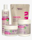 Kit Shampoo, Máscara, Ativador e Refil Ativador 500ml Cachos Apice