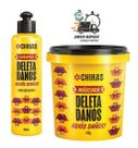 Kit Shampoo Máscara Deleta Danos Chikas Reconstrução Kit Shampoo Máscara Deleta Danos Chikas Reconstrução