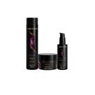 Kit shampoo máscara e finalizador aneethun inside system