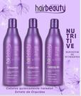 Kit shampoo, máscara e leave-in 500ml cada