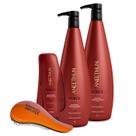 Kit Shampoo Máscara Finalizador Aneethun Force Escova Beauty Kit Shampoo Máscara Finalizador Aneethun Force Escova Beauty