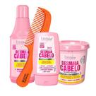Kit Shampoo Máscara Leave Forever Liss Desmaia Pente Beauty Kit Shampoo Máscara Leave Forever Liss Desmaia Pente Beauty