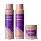 Kit Shampoo Matizador 500ml + Condicionador Matizador 500ml + Máscara Matizadora Voga 400g Matizapró