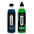 Kit Shampoo Moto-V 500ml + Removedor de Chuva Ácida Prizm 500ml Vonixx Kit Shampoo Moto-V 500ml + Removedor de Chuva Ácida Prizm 500ml Vonixx