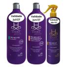 Kit Shampoo Neutro e Condicionador Brilho Desembaraço1L e Colônia Forever Vip 450ml Pet Society
