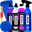 Kit Shampoo Neutro V-Floc Concentrado Cera Liquida Blend Spray Revitalizador Renovador Restaurador de Plasticos Intense Restaurax Vonixx Kit Shampoo Neutro V-Floc Concentrado Cera Liquida Blend Spray Revitalizador Renovador Restaurador de Plasticos Intense Restaurax Vonixx