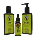 Kit Shampoo para Barba + Balm para Barba + Oleo para Barba - Muchacho Citric