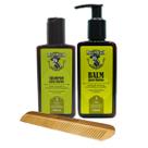 Kit Shampoo para Barba + Balm para Barba + Pente Duplos Dentes - Muchacho Citric Frasco