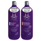 Kit Shampoo Pelos Claros e Condicionador Pro Brilho e Desembaraço 1 Litro Hydra Groomers Pet Society Para Cães e Gatos