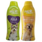 Kit Shampoo Pelos Claros + Shampoo Bomba Vitamina Pet Clean