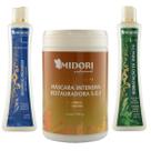 Kit Shampoo Progress + Hidratação de Impacto + Máscara SOS 1Kg - Midori Profissional