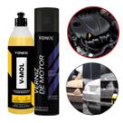 Kit Shampoo V-mol Vonixx + Verniz de Motor Aerosol Vonixx Kit Shampoo V-mol Vonixx + Verniz de Motor Aerosol Vonixx