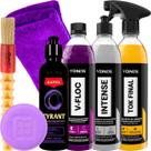 Kit Shampoo VFloc Cera Tok Final Revitalizador Intense Vonixx Tyrant Pretinho Razux