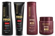 Kit Shitake + Força Pimenta Cronograma Capilar Bio Extratus
