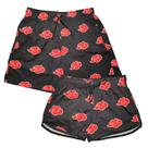 Kit Short Casal Naruto Akatsuki Elastano Premium Moda Praia Alta Qualidade