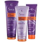 Kit Siàge liso intenso: Cond + Sh + leave-in selante