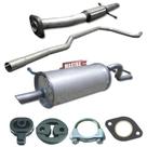 Kit Silencioso + Intermediário + Tubo Ford Ka 1.3 8v 97 A 98 Kit Silencioso + Intermediário + Tubo Ford Ka 1.3 8v 97 A 98