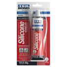 Kit Silicone Alta Temperatura Bisnaga 50g Acético Vermelho 6 Unidades - TEK BOND