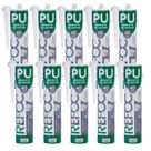 Kit Silicone Pu40 Adesivo Selante Poliuretano 400g