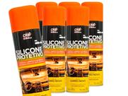 Kit Silicone Spray Painel Protetor Limpa E Da Brilho OrbiSil 300ML 6 Unidades