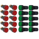 Kit sinaleiros led ad22 22mm 24v verde vermelho Kit sinaleiros led ad22 22mm 24v verde vermelho