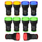 Kit sinaleiros led ad22 22mm personalizavel