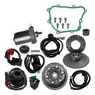 Kit Sistema Completo Partida Elétrica Honda Pop 110i 2015 á 2023
