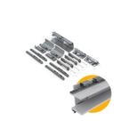Kit Sistema Para Porta de Correr Ss200 Top 50 A 80 Kg Para 3 Portas Rometal