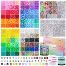 Kit Sistenia para Fazer Pulseiras com 4500 Contas Pony
