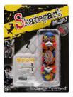 Kit Skatepark Com Skate de Dedo, Ferramentas e Rodinhas