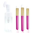 Kit Skin Care Pump Escovinha + Pincéis Limpeza Cílios e Pele Kit Skin Care Pump Escovinha + Pincéis Limpeza Cílios e Pele