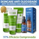 Kit Skincare Anti Oleosidade e Acne, Sérum Peptídeos Anti Olheiras e Linha de Expressão com Efeito Lifiting