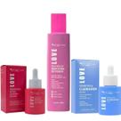 Kit Skincare Max Love Sérum Clareador Retinol Colágeno Água Micelar Poros 290ml