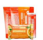 kit Skincare Vitamina C com Lenço Demaquilante Dermachem kit Skincare Vitamina C com Lenço Demaquilante Dermachem