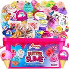 Kit Slime Ammy Glow Jumbo Butter com 49 unidades para meninas de 8 a 10 anos Kit Slime Ammy Glow Jumbo Butter com 49 unidades para meninas de 8 a 10 anos