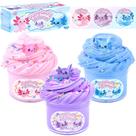 Kit Slime D'ALBA Axolotl Butter Slime 100 ml, pacote com 3 pingentes