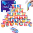 Kit Slime D'ALBA Galaxy Slime, pacote com 28 unidades, presente não pegajoso para crianças