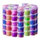 Kit Slime Fervfes Unicorn Galaxy com 48 pacotes para crianças