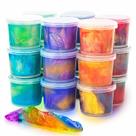 Kit Slime Mivriu Galaxy, pacote com 24 lembrancinhas de festa, para crianças de 5 a 12 anos