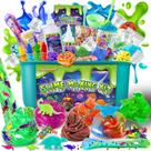 Kit Slime YOPINSAND Dinosaur Glimmer Crunchy Galaxy 6-12y