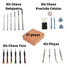 Kit Smart Plus Chaves de Precisão 27 peças - Tablet/Celular