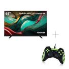 Kit Smart TV Mini LED 65 Pol. 4K Google TV Toshiba + Controle Gamer PS3/PC USB Multilaser - TB019M1K