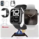 Kit Smart Watch Relogio S10 Original Lançamento Microwear Serie 10 Com Pulseira Case e Pelicula