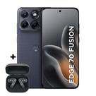 Kit Smartphone Motorola Edge 70 Fusion 5G 256GB e Fone Bluetooth Moto Buds Bass