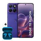 Kit Smartphone Motorola Edge 70 Fusion 5G 256GB e Fone Bluetooth Moto Buds Bass