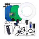 Kit Smith-Victor SV ProMark Work from Home 900 com anel de luz de 23 cm Kit Smith-Victor SV ProMark Work from Home 900 com anel de luz de 23 cm